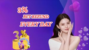 3% BET REFUND EVERY DAY