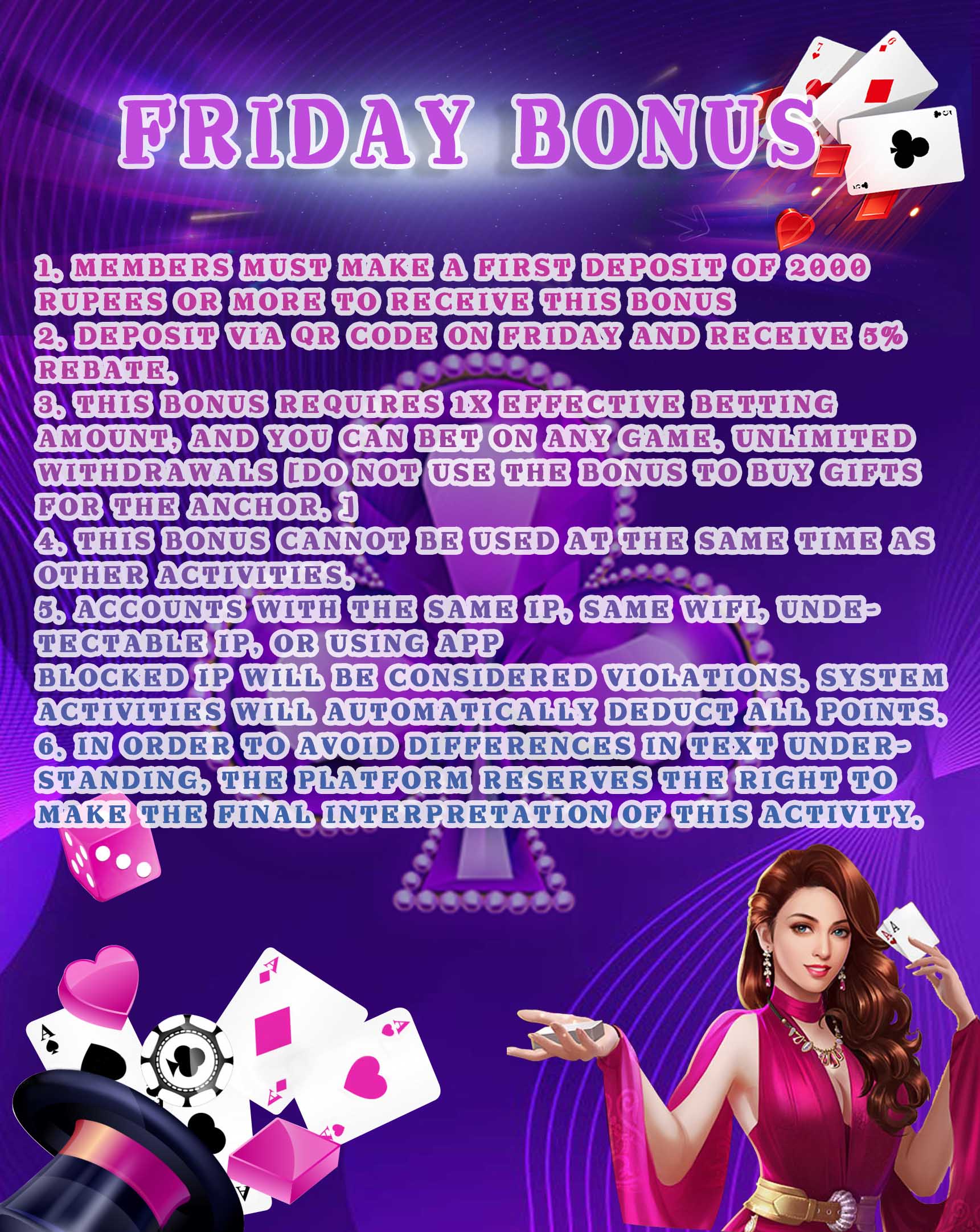 friday bonus india casino 2024